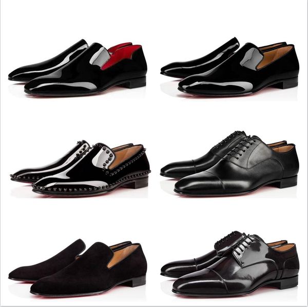 Gros mode rouge chaussures Greggo Orlato plat en cuir véritable Oxford hommes marche appartements mariage fête mocassins hommes chaussures en cuir formelles taille US 5-US 13 livraison gratuite