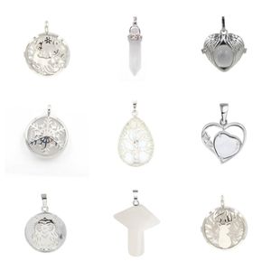 Groothandel Fashionable Natural Healing Stones Crystal Charm Pendant voor het maken van ketting en armband