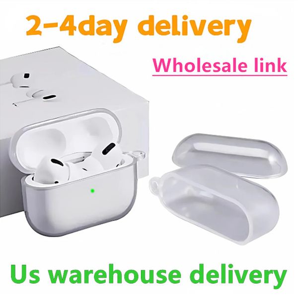 Vente en gros pour Airpods Pro 2 Air Pods 3 Max Écouteurs Airpod Bluetooth Accessoires pour écouteurs Solide Silicone Mignon Housse de protection Apple Étui de chargement sans fil