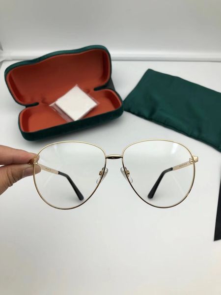 Gros-cadre femmes hommes marque designer montures de lunettes designer marque lunettes cadre clair lentille lunettes cadre oculos 138S avec étui