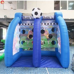 wholesale Livraison gratuite activités de plein air 3x2x3mH (10x6.5x10ft) 6balles jeu de sport de tir de football gonflable de but de football à vendre