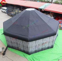 Groothandel Gratis Schip Outdoor Activiteiten 10m 33 ft diameter met blower opblaasbare strandbar Ierse pub tent partytent met afdrukken te koop