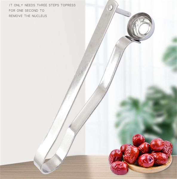 Gros Fruits Légumes Outils Portable Olive et Cerise Pitter Remover Multi-Fonction Corer Adapté à La Cuisine À Domicile Jujube Red Date KD1