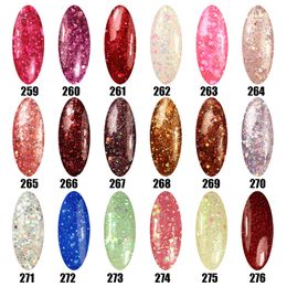 Groothandel-gel Len 3D Gel Nail Polish Soak Off UV / LED Glitter Nagellak voor Nail Art 300 Mode Kleuren zijn beschikbaar Hot Gelvernis