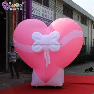 wholesale Gigante 5mH (16.5 pies) con soplador publicitario globos inflables en forma de corazón modelo de inflación Fiesta del día de San Valentín decoración de eventos juguetes deportes