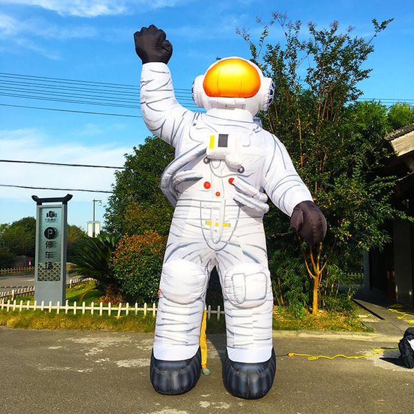wholesale Géant gonflable agitant astronaute Air Blow Space Man avec LED Light Cartoon Spaceman événement scène décor publicité accessoires