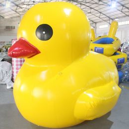 groothandel gigantische opblaasbare gele eend topkwaliteit water gebruikt groot drijvend vast rubber cartoon speelgoed voor promotie