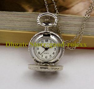 Gros cadeau Vintage petit modèle femmes montre de poche collier accessoires chandail chaîne dames suspendus montres Quartz Ladys AA00142