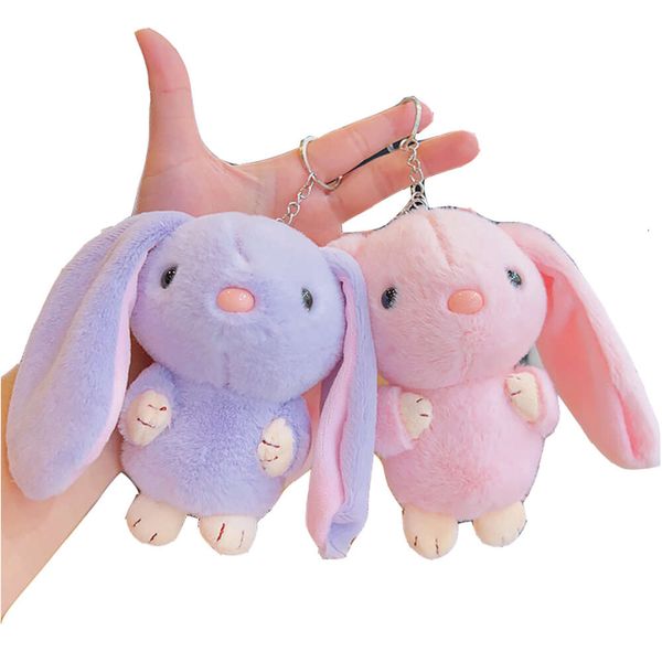 Cadeaux en gros clés de poupée en peluche kawaii mignon dessin animé en peluche tombant rabbit lapin