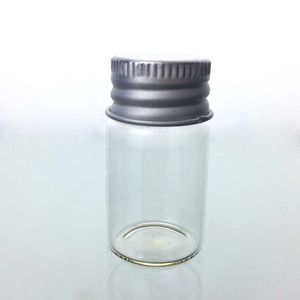 Bouteilles en verre chaudes de 5ml, pot vide, conteneurs cosmétiques, bouteille d'échantillon en verre avec capuchon en aluminium, petites bouteilles rechargeables