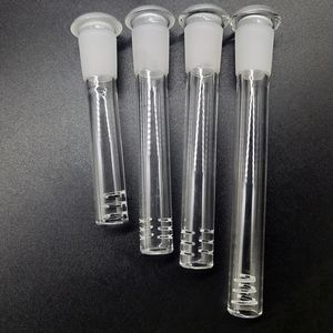 Diffuseur de tige en verre en gros avec 6 coupes de tuyau de narguilé Flush Top 14 18 mm Adaptateur de réducteur femelle Lo Pro Diffus Down Stem pour bécher en verre Bong