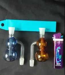 Groothandel Glass Hookah Accessories, Glass Bong -accessoires, gekleurde kaleboeplug pot, gratis verzending, grote beter