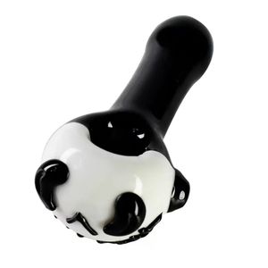 Groothandel Glassolie Per lepel Pijpen Ghost Halloween Rookpijpen Droog Kruid Tabakspijp 4inch Lengte