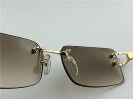 Groothandel-bril frame 18K frame vergulde ultra-licht zonnebril poten voor mannen zakelijke stijl eyewear topkwaliteit met doos 3645631