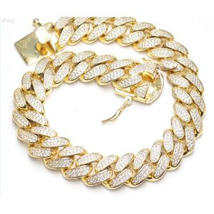 Groothandel Gold Women Cuban Link Chain Necklace Hip Hop Girls Jewelry ketting