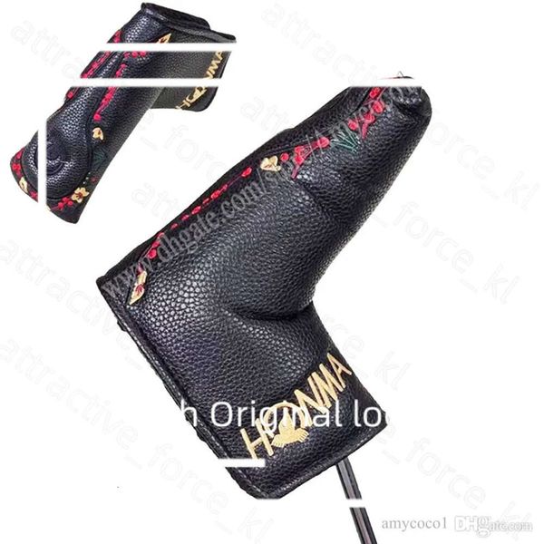 Puttter de alta calidad al por mayor Golf Honma Golf Putter Clubs Black Clubs Putter Head Cover compatible con todos los clubes de golf Envío gratis 422