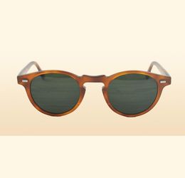 Groothandel-Gregory Peck Brand Designer heren dames zonnebril oliver Vintage Polarizs OV5186 retro zonnebril de sol OV 51868295201