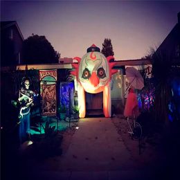 Groothandel Halloween Festival Devil opblaasbare Archway Clown Decoratie opblaasbare tunnelboog voor advertenties