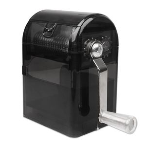 Groothandel Hand-Cranked Grinder metalen kruid rokende slijpmachines tabak sigaret crusher plastic case rook hand crank muller