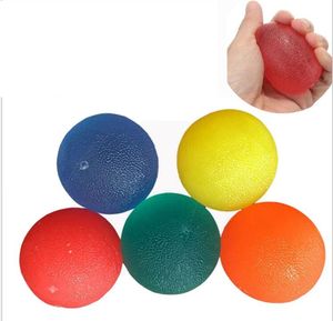 Venta al por mayor Entrenamiento de MANO Bolas de agarre Terapia de silicona Bolas de estrés Bolas blandas Ejercicio de resistencia Apretar Huevos Bola de alivio de tensión en stock