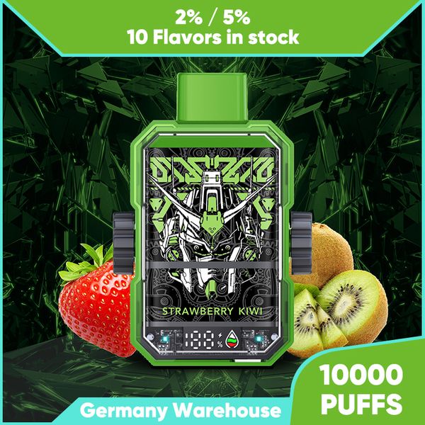 Vente en gros Happ Vape 10000Puffs Vaper jetable 10K Puffs Spin Vaper 2% 5% Nic Salt 14ML Pod Modèle Privé Vaporisateur 10 Saveurs