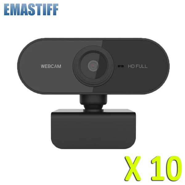 vente en gros HD 1080P Webcam Mini ordinateur PC WebCamera avec caméras rotatives USB diffusion en direct travail de conférence d'appel vidéo