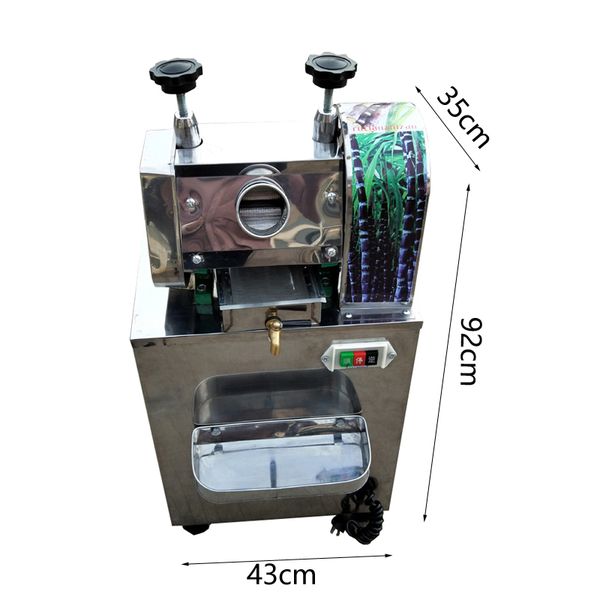 LIVRAISON GRATUITE En Gros Haute Efficacité Table Bureau Type Alimentaire Sanitaire En Acier Inoxydable Électrique Canne À Sucre Juicer Machine