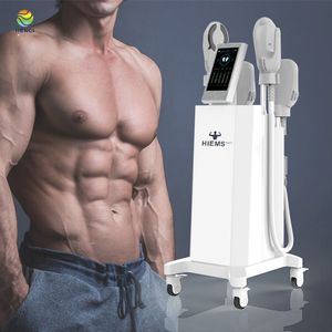 Groothandel hoge intensiteit afslanke elektromagnetische training spiermachine EMS spierstimulator 4 handgrepen emslim body sculpting schoonheidsapparatuur