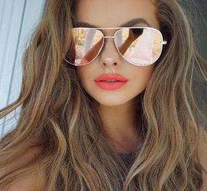 Vente en gros - HIGH KEY Lunettes de soleil femmes miroir nuances lia noir argent lunettes de soleil or lunettes de soleil mâles pour la conduite4991334