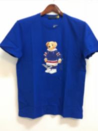 wholesale Camiseta polo 100% algodón de alta calidad Diseñador para hombres y mujeres Estampado de oso Casual Tamaño de EE. UU. s-3XL