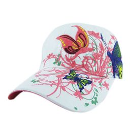 Groothandel- Hoge Kwaliteit 2017 Lente Zomer Geborduurde Baseball Cap Dames Dame Mode Winkelen Fietsen Visor Sun Hat Cap Dames DE292