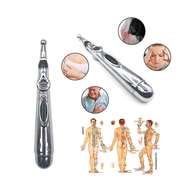 Stylo de massage électrique pour le corps, le visage et le dos, de haute qualité, vente en gros