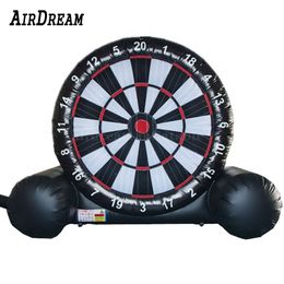 Groothandel Hoge kwaliteit Pas de maat aan kleur opblaasbare footdarts dart voetbal darts bordspel te koop 001