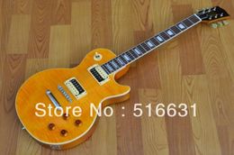Groothandel hoge kwaliteit G-LP Custom Shop 6-snarige gitaar Slash Signature gele elektrische gitaar