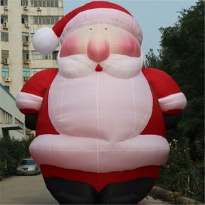 Père Noël gonflable de père Noël gonflable de haute qualité en gros avec sac cadeau pour les décorations de Noël