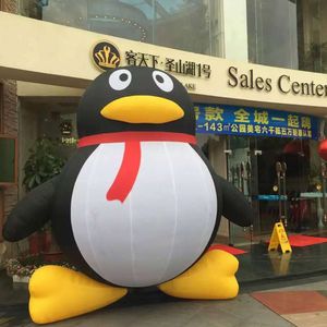 Joli pingouin gonflable de haute qualité, 3/4/6m de hauteur, pour la promotion publicitaire et les événements de défilé, vente en gros