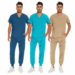 Groothandel Hoge Kwaliteit Operatiekamer Chirurgische Jassen Ziekenhuis Accories Pediatrische Verpleging Uniform Medische Scrubs Set Vrouwen Mannen P2Le #