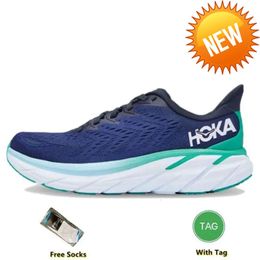 Hoka al por mayor Hoka One Clifton Athletic Shoe Running Shops Bondi 8 Carbon X 2 Siertas de choque Moda Moda de la carretera Top Designer para mujer