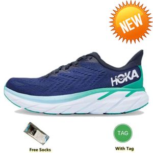 Groothandel Hoka One Clifton Athletic Shoe Running Shoes Bondi 8 Carbon X 2 Sneakers Shock Absorbing Road Fashion Mens Dames Top Designer