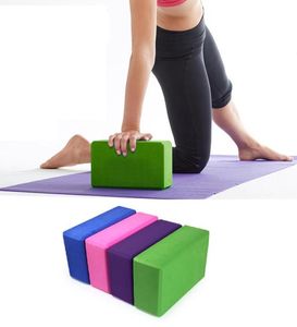 Vente en gros-Homasy EVA Yoga Block Brick ing Home Exercise Fitness Health Gym Practice Tool9673922