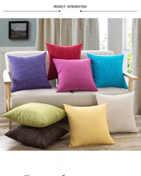 En gros Maison Canapé Jeter Taie D'oreiller Couleur Pure Polyester Blanc Taie D'oreiller Housse De Coussin Décor Taie D'oreiller Blanc Décor De Noël Cadeaux