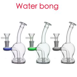 Venta al por mayor Hookahs Mini pequeño vaso Bongs Cabezal de ducha Perc Plataformas petroleras Matrix Birdcage Percolador Bong de vidrio 14 mm Tuberías de agua conjuntas Verde Rosa Púrpura Azul Dab Rig