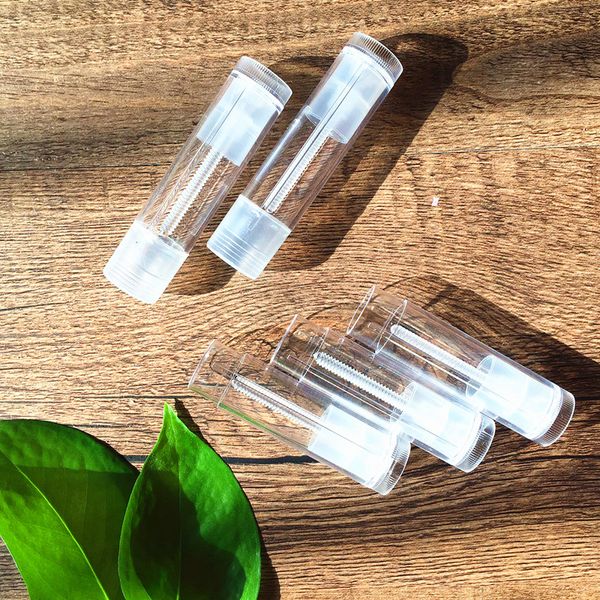 Vente en gros chaud 5G Tubes de baume à lèvres transparentes vides Contenants Cosmétiques Lipstick Bouteilles Beauté Maquillage Outils Accessoires