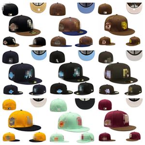 Venta al por mayor de marca caliente Unisex Los Ángeles Gorras de béisbol Hip Hop Bordado Algodón plano Cerrado Gorros flex sol gorra orden de la mezcla 7-8