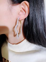 luxe mode ins chaud gros- concepteur belles boucles d'oreilles étoiles perle exagérée pour les filles femme