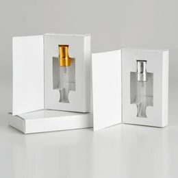groothandel hot koop 1000 stks 5ml lege glazen parfumfles met verstuiver en aanpasbare papieren dozen LX8603