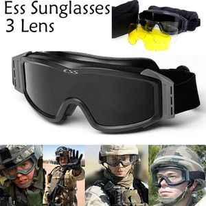 3 lentes Army Profile NVG Gafas Gafas tácticas Gafas de protección para Wargame Motocycle envío gratis