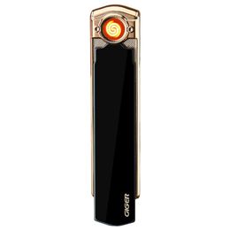 Vente en gros de vente chaude USB rechargeable Tungstten Wire Electronic Lighters Custom Lighter Affichage Boîte