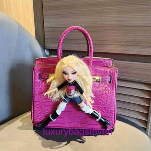 Al por mayor hremms Birkks Top original de bolsas originales en línea Patrón de cocodrilo Punk Girl Tendy Cool Bag Bag Bags con logotipo real