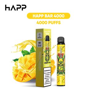 Venta al por mayor i vape 4000 Puff bar Cigarrillos electrónicos desechables 2% 5% e-jugo precargado Vaper Mesh Coil Desechables shisha einweg vapers